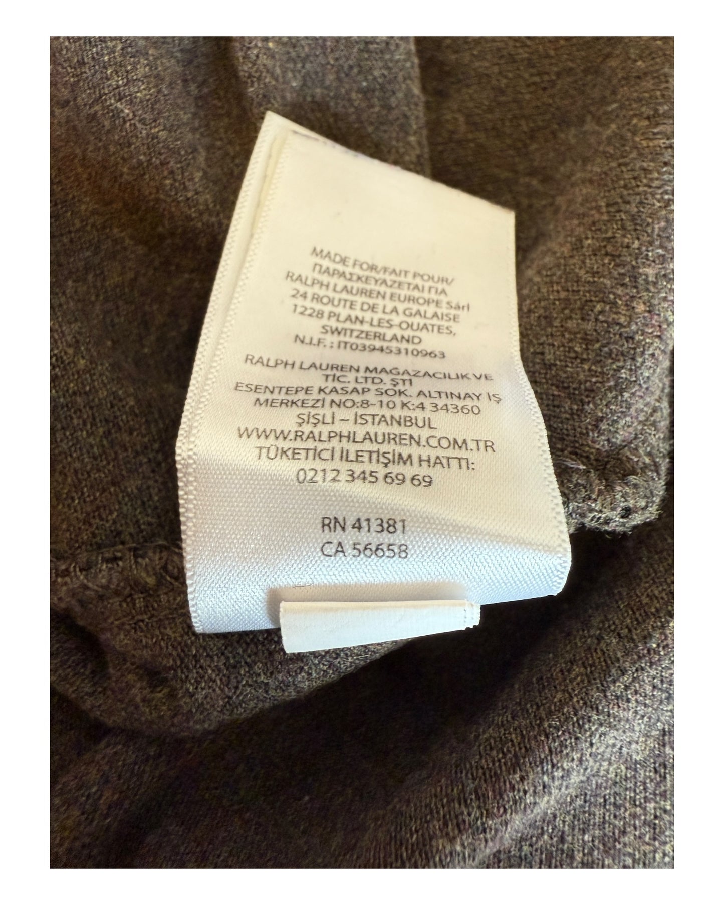 Polo Ralph Lauren Poloshirt braun Größe M