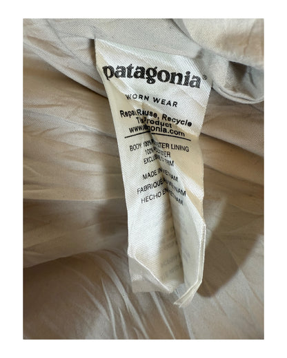 Patagonia Fleece Jacke weiß creme Größe S