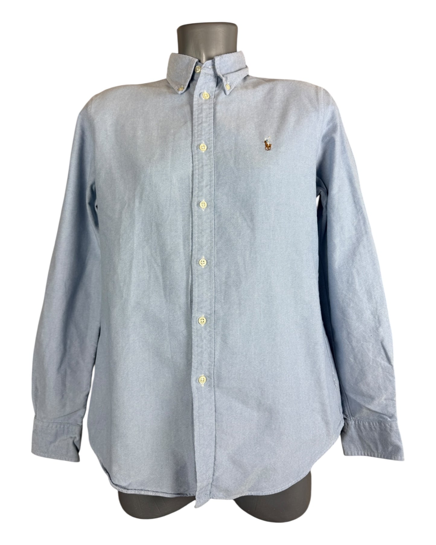 Polo Ralph Lauren Oxford Bluse hellblau Größe L