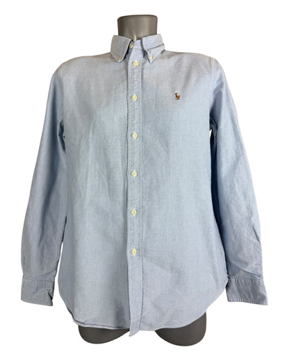 Polo Ralph Lauren Oxford Bluse hellblau Größe L