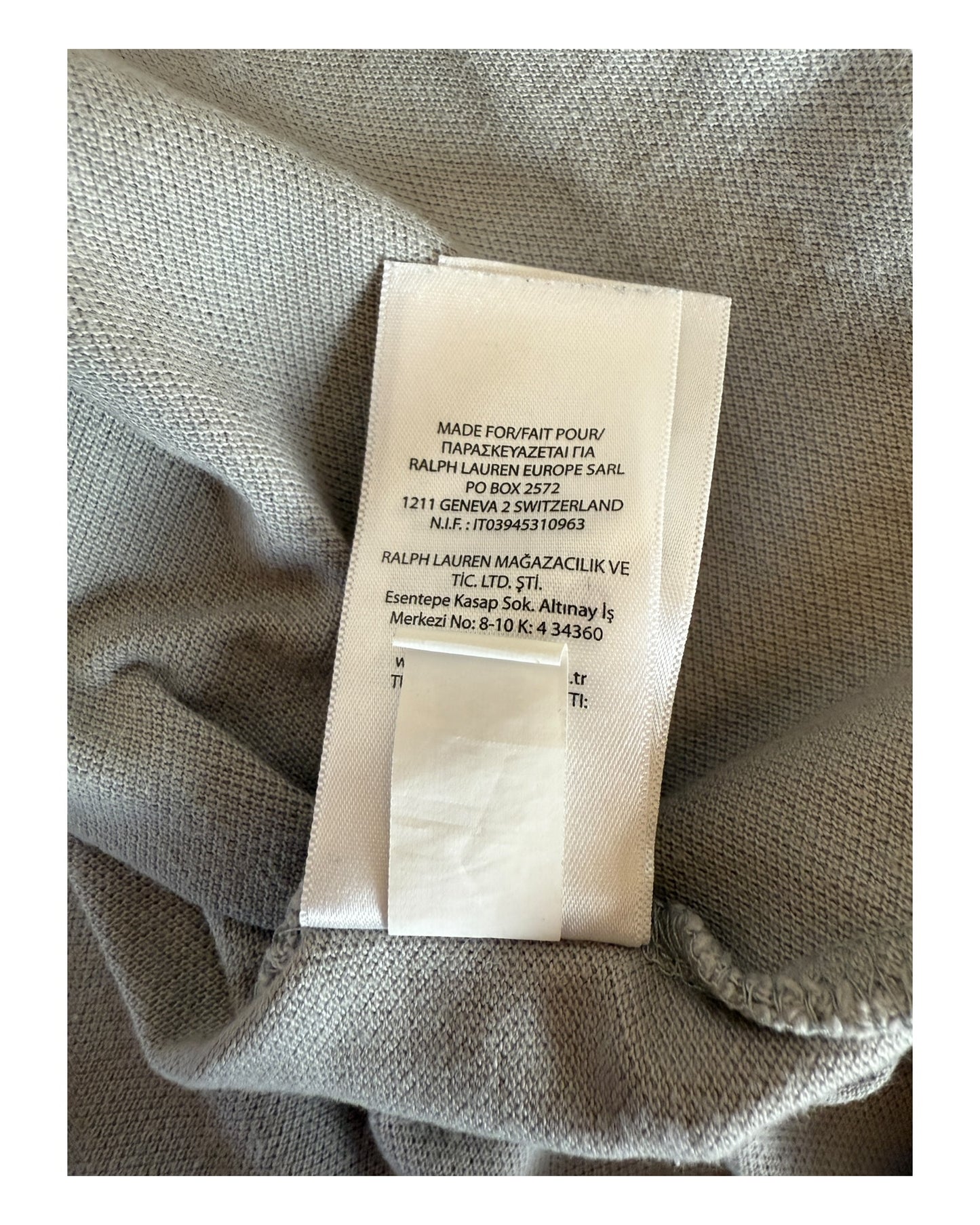 Polo Ralph Lauren Poloshirt hellgrau Größe M