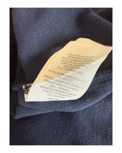 Polo Ralph Lauren Half Zip Pullover marineblau Größe M