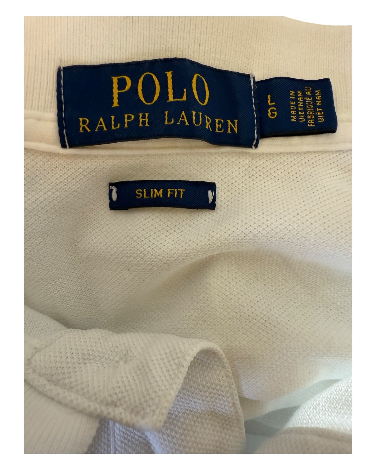 Polo Ralph Lauren Poloshirt weiß Größe L