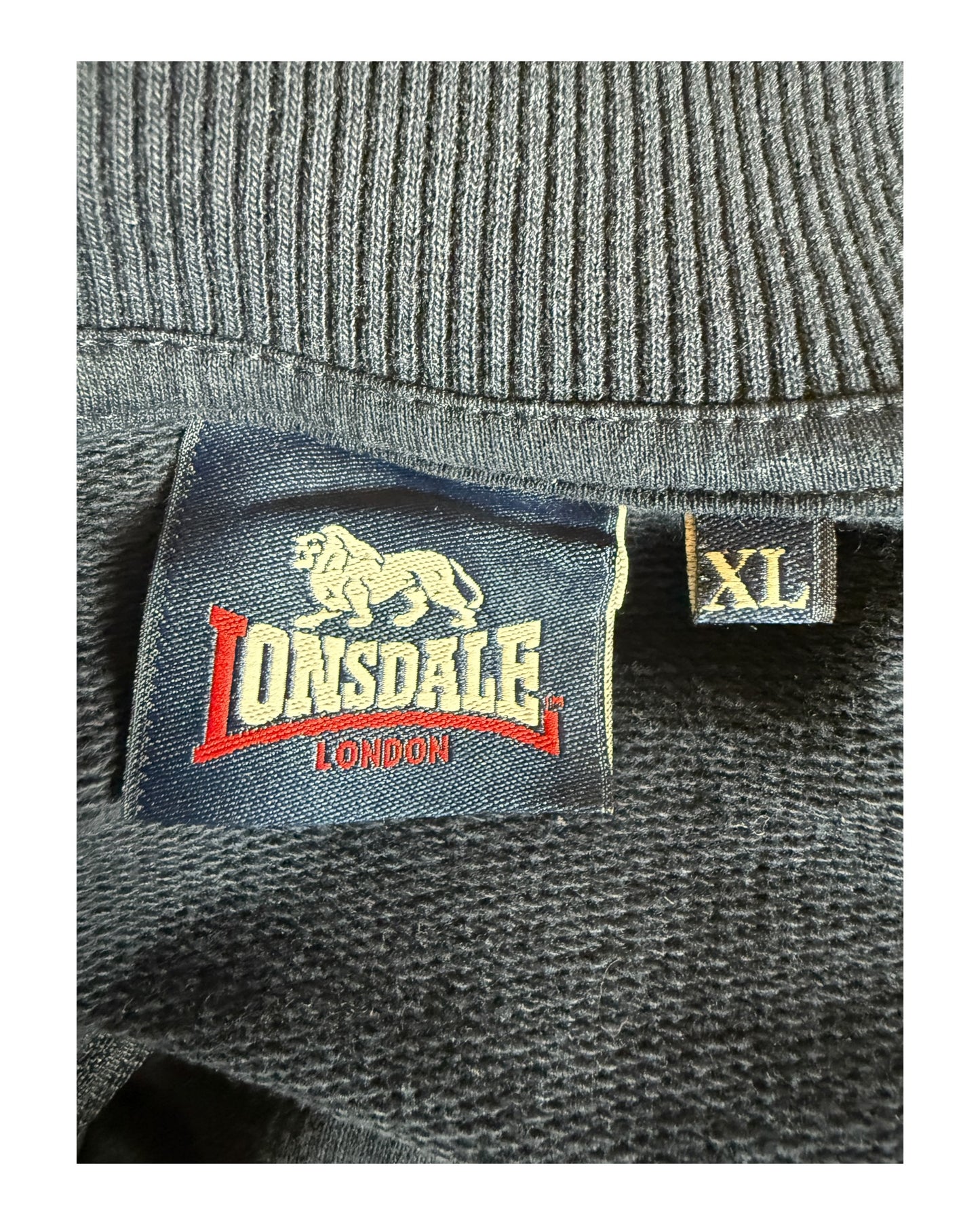Lonsdale Strickjacke marineblau Größe XL