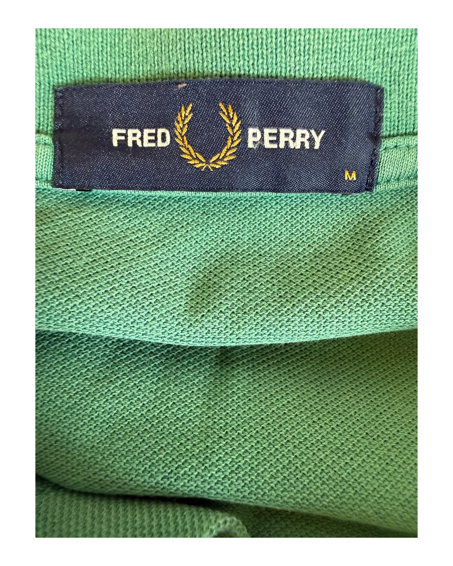 Fred Perry Poloshirt grün Größe M