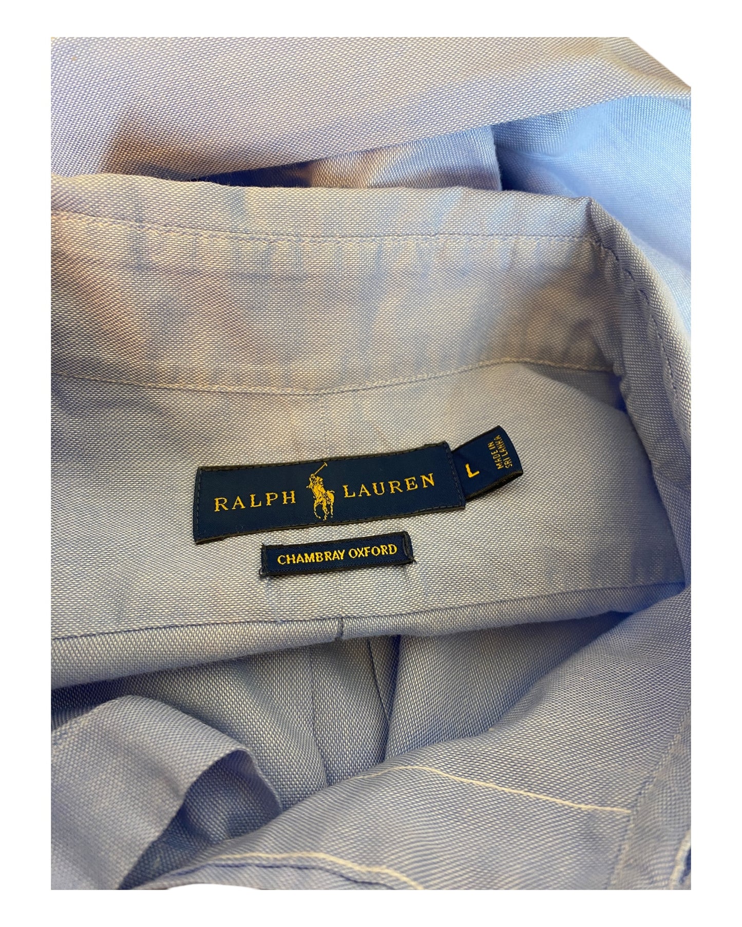Polo Ralph Lauren Hemd hellblau Größe L