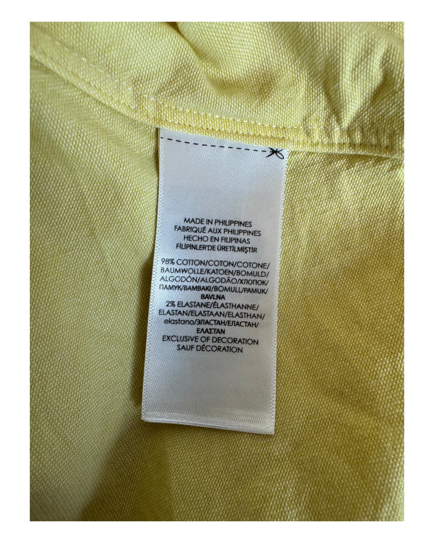 Polo Ralph Lauren Oxfordhemd gelb Größe M