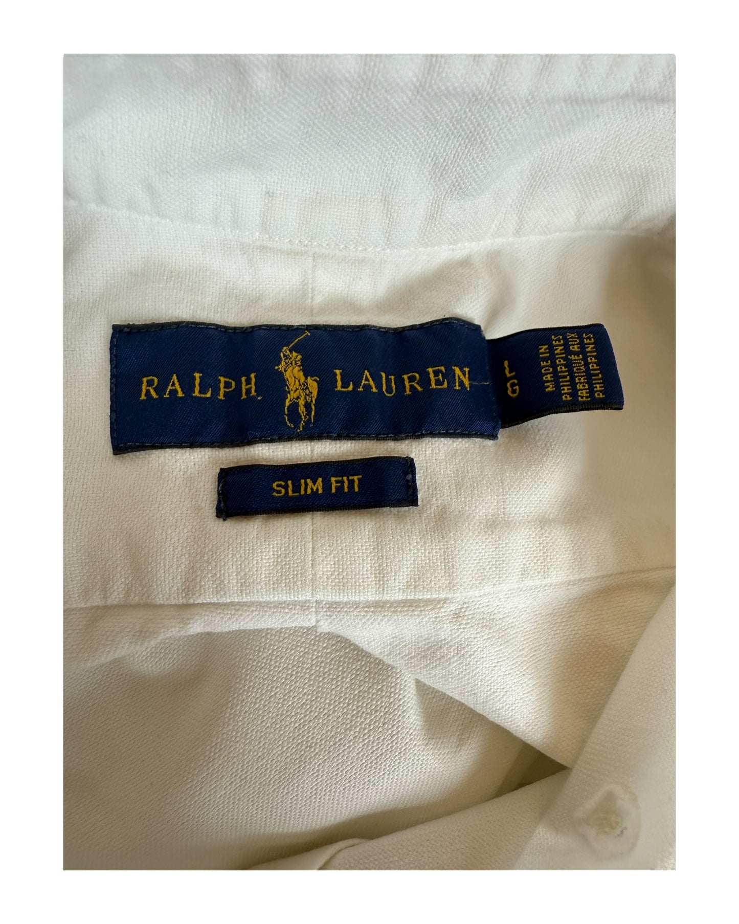 Polo Ralph Lauren Oxfordhemd weiß Größe L