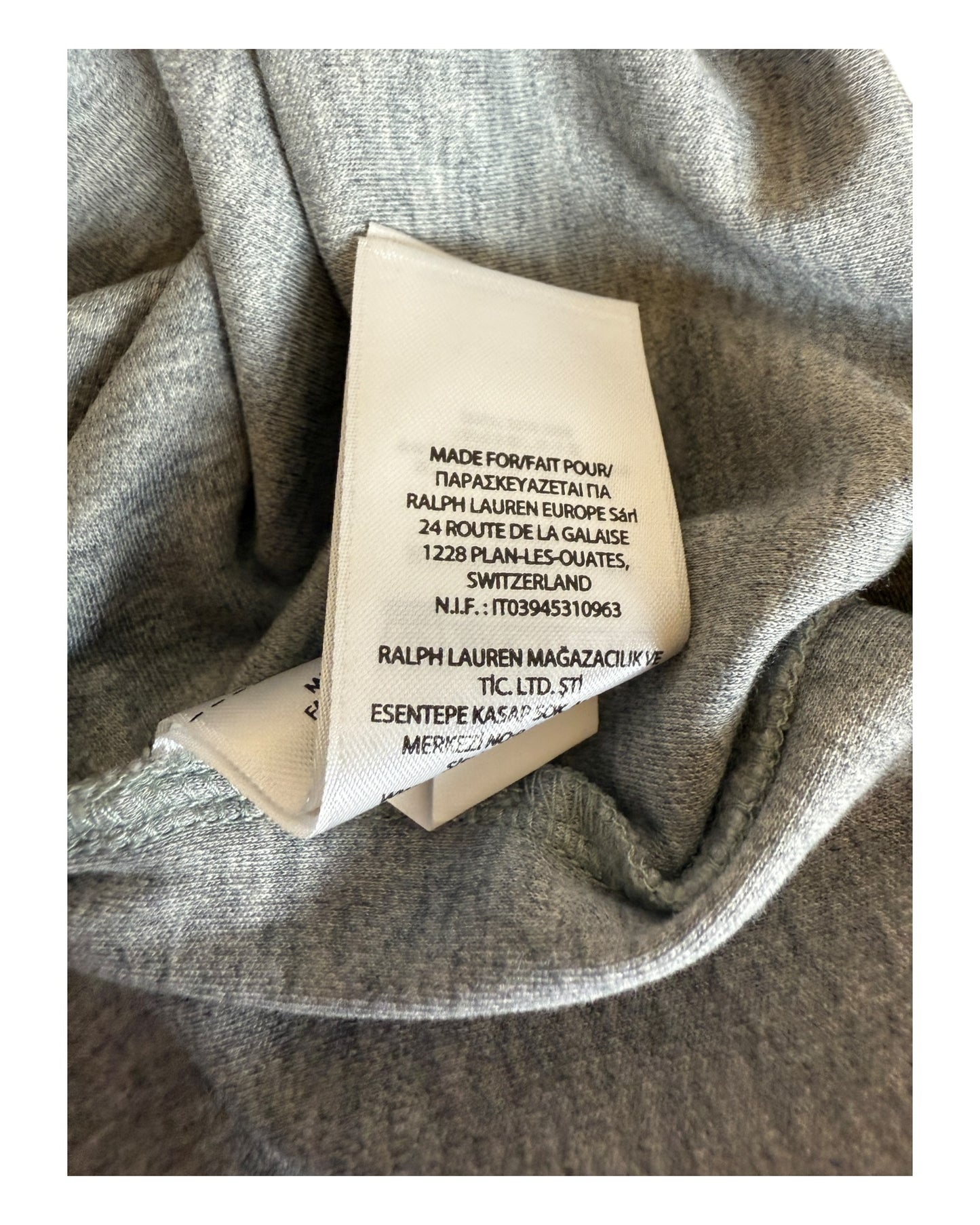 Polo Ralph Lauren Poloshirt grau Größe L