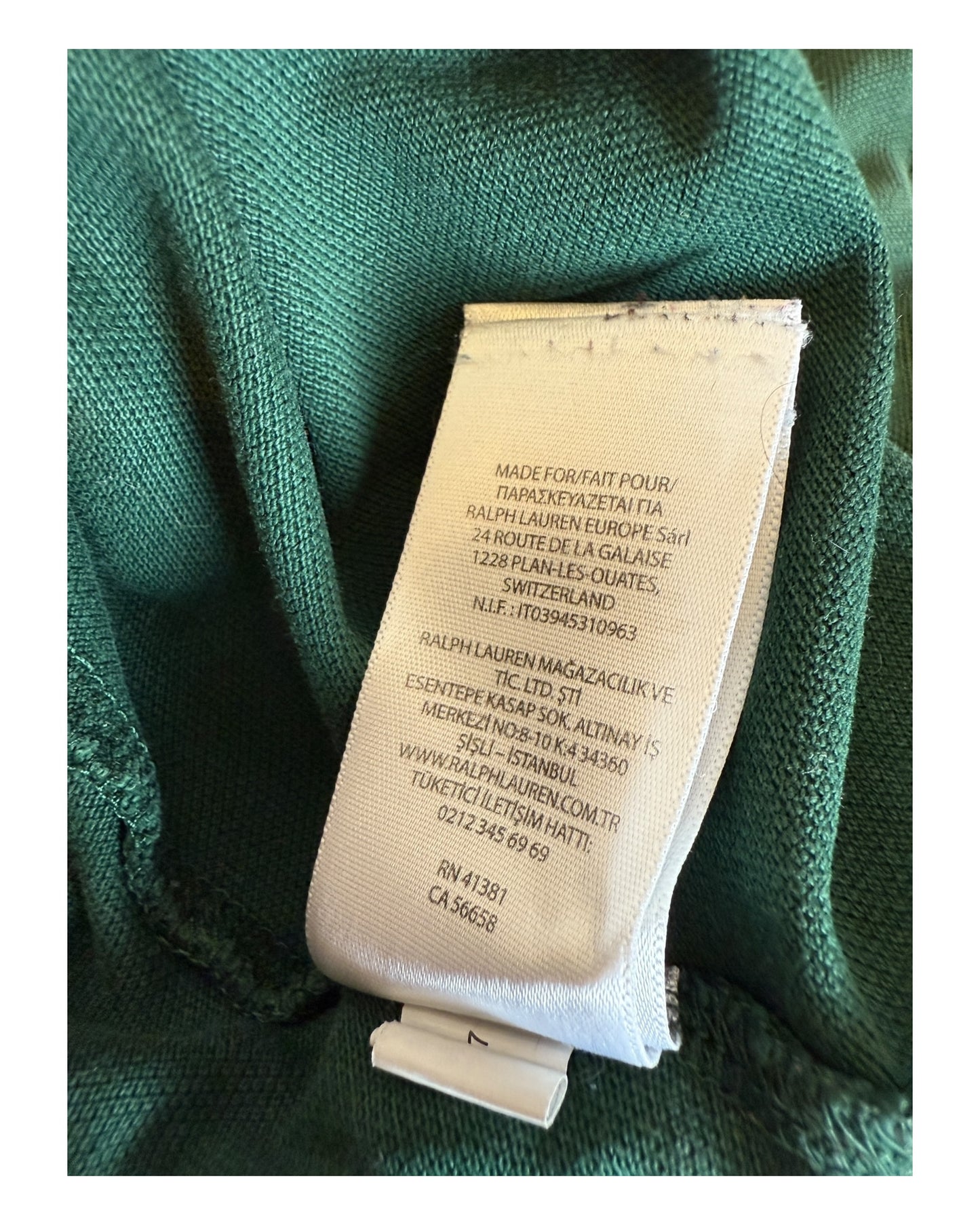 Polo Ralph Lauren Poloshirt grün Größe L