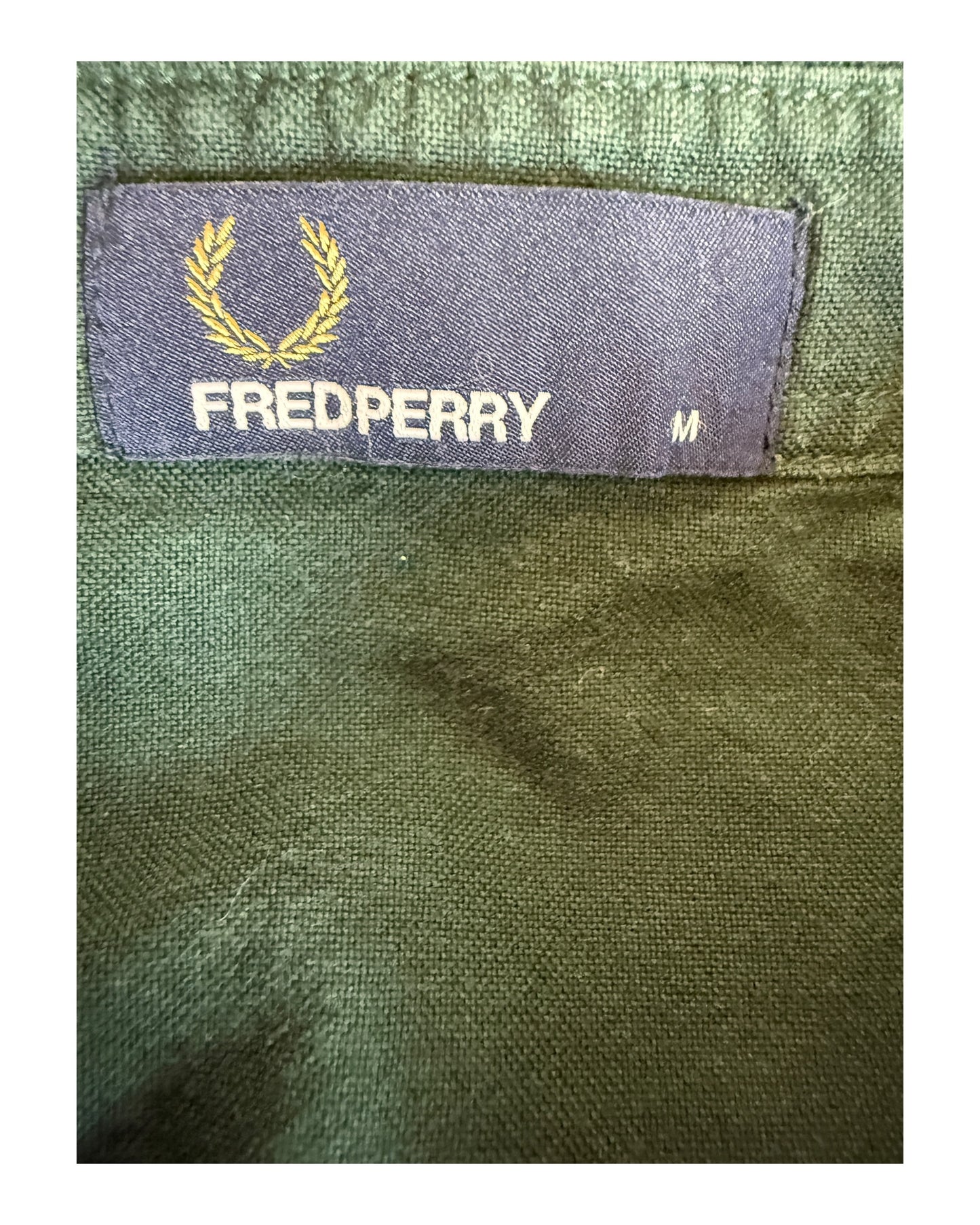 Fred Perry Poloshirt grün Größe M