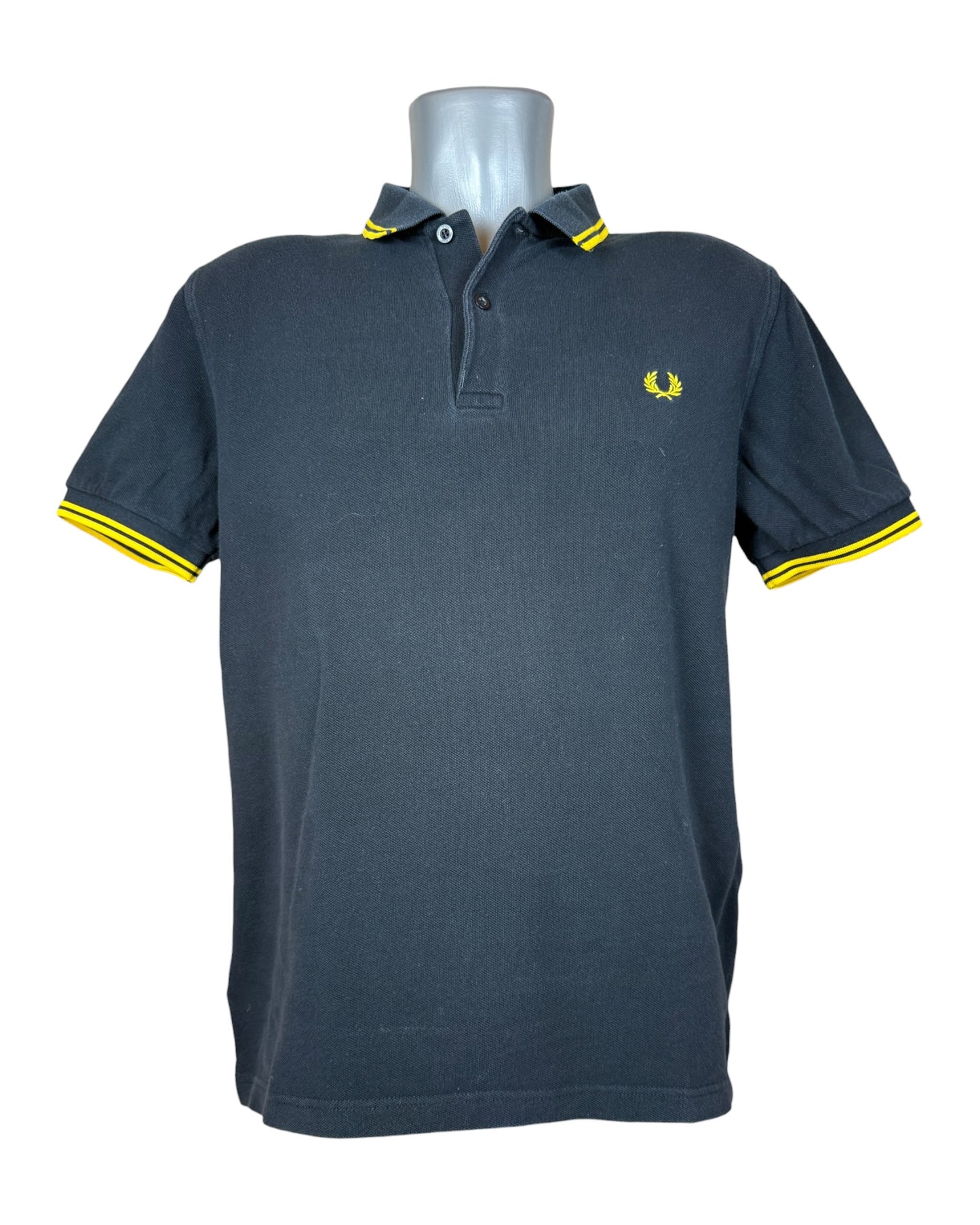 Fred Perry Poloshirt schwarz Größe M