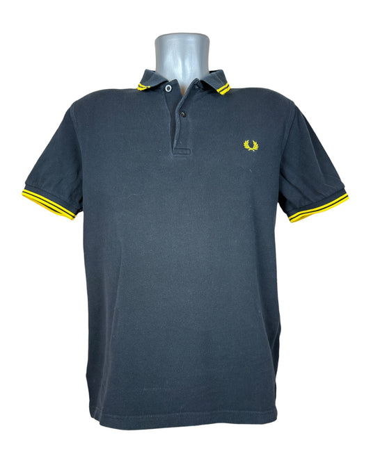 Fred Perry Poloshirt schwarz Größe M
