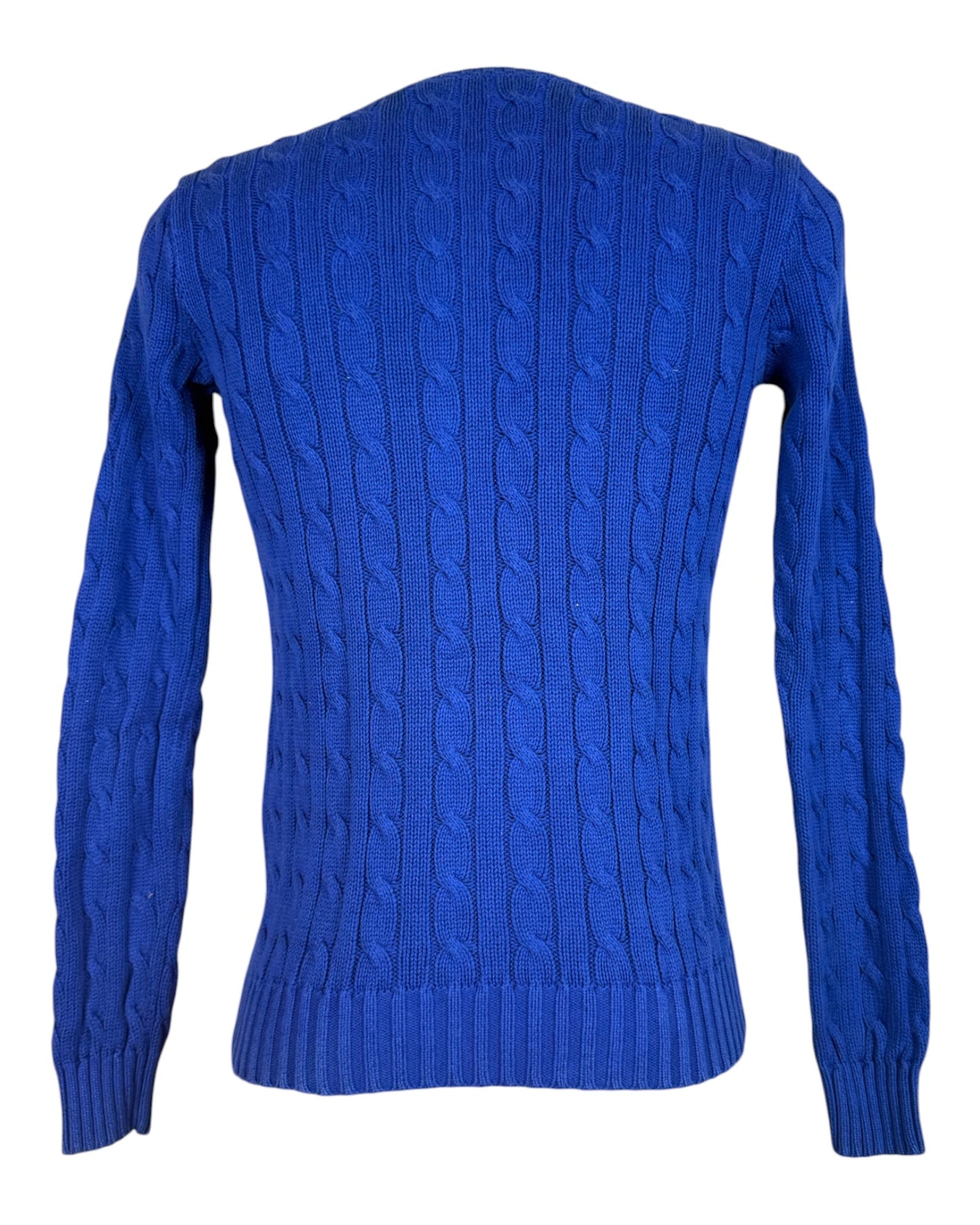 Polo Ralph Lauren Zopfmuster Pullover blau Größe S