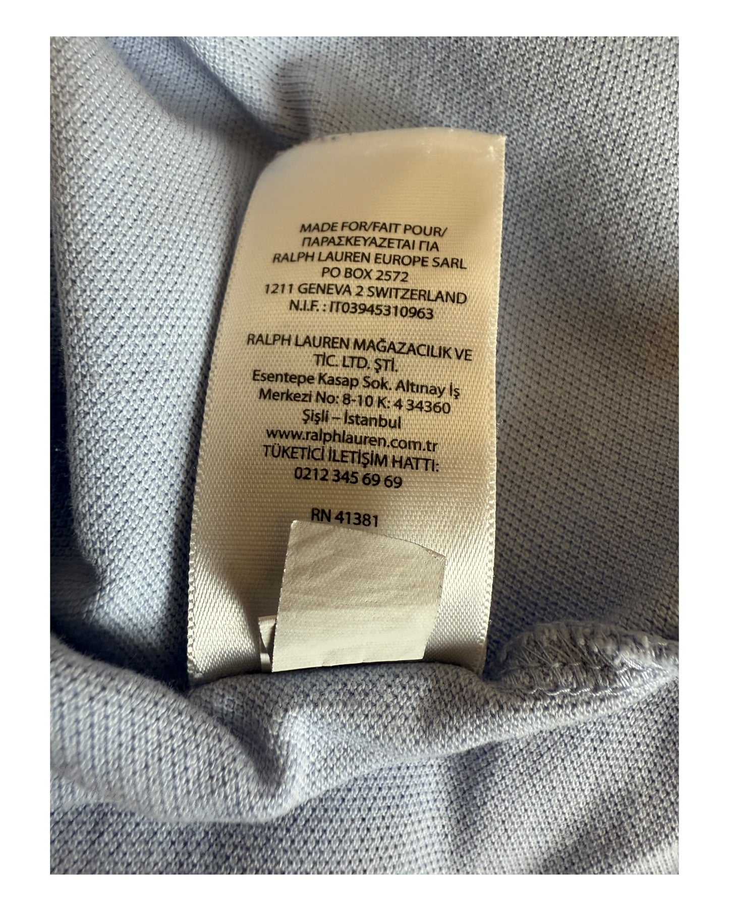 Polo Ralph Lauren Poloshirt hellblau Größe M