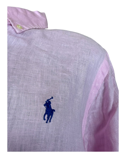 Polo Ralph Lauren Leinenhemd rosa Größe M