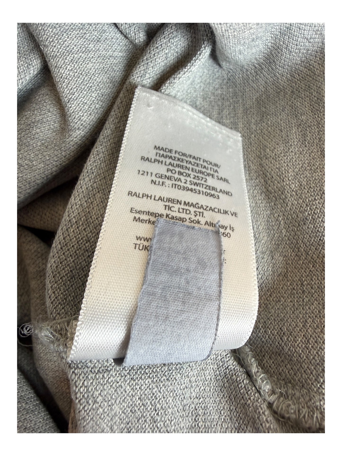Polo Ralph Lauren Poloshirt grau Größe M