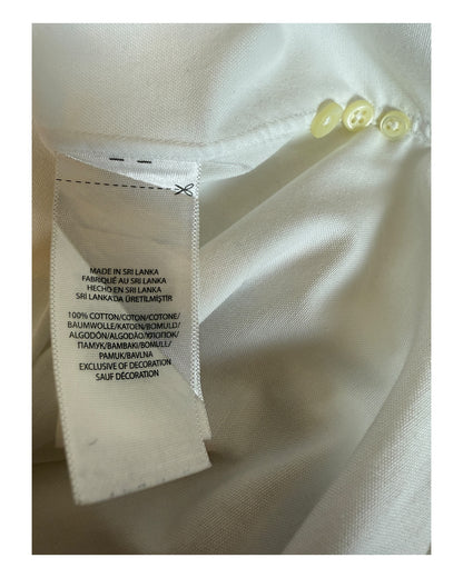 Polo Ralph Lauren Oxford Bluse weiß Größe M