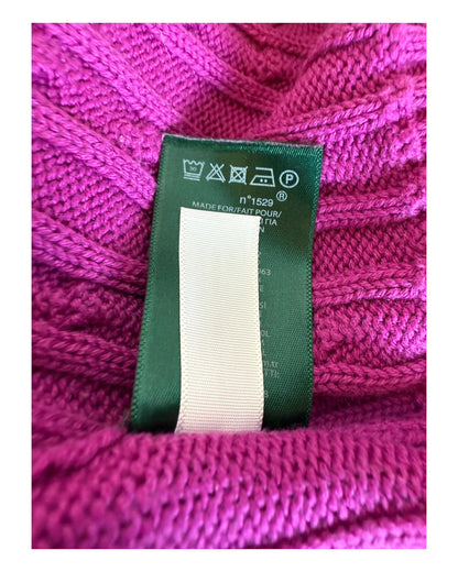 Polo Ralph Lauren Zopfmuster Pullover pink Größe S