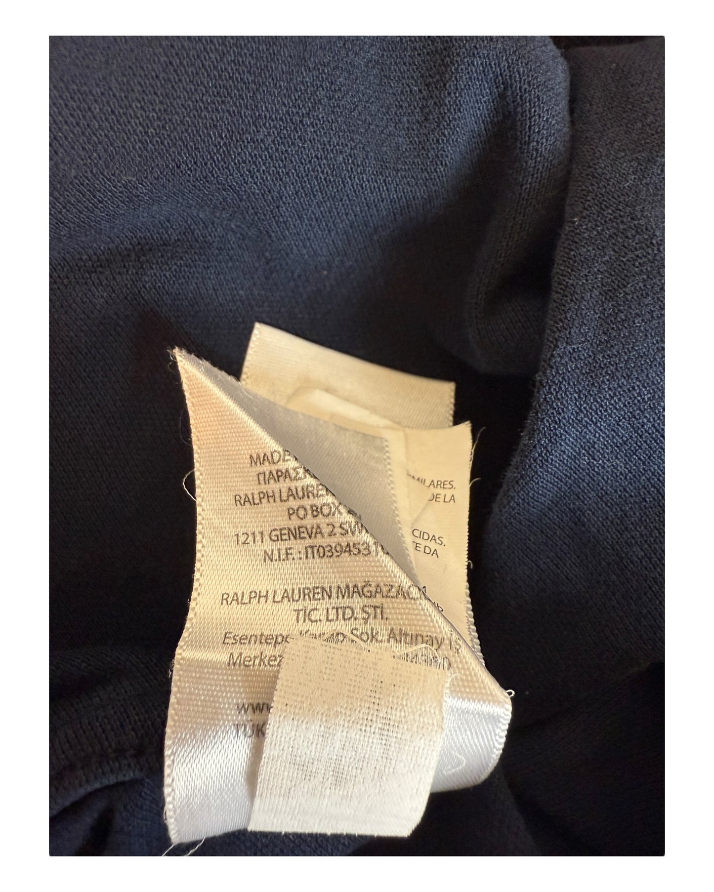 Polo Ralph Lauren Hemd marineblau Größe L