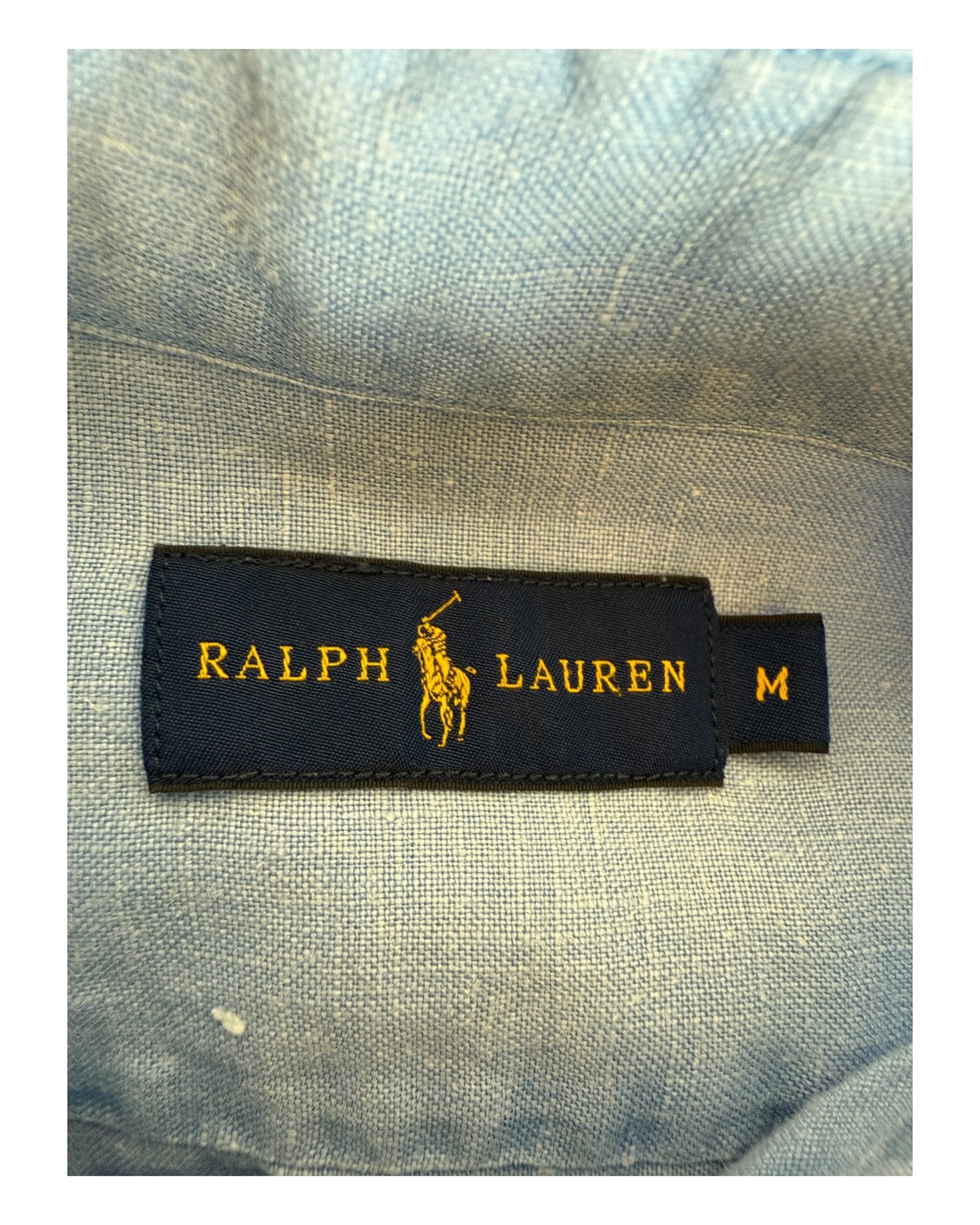 Polo Ralph Lauren Leinenhemd hellblau Größe M