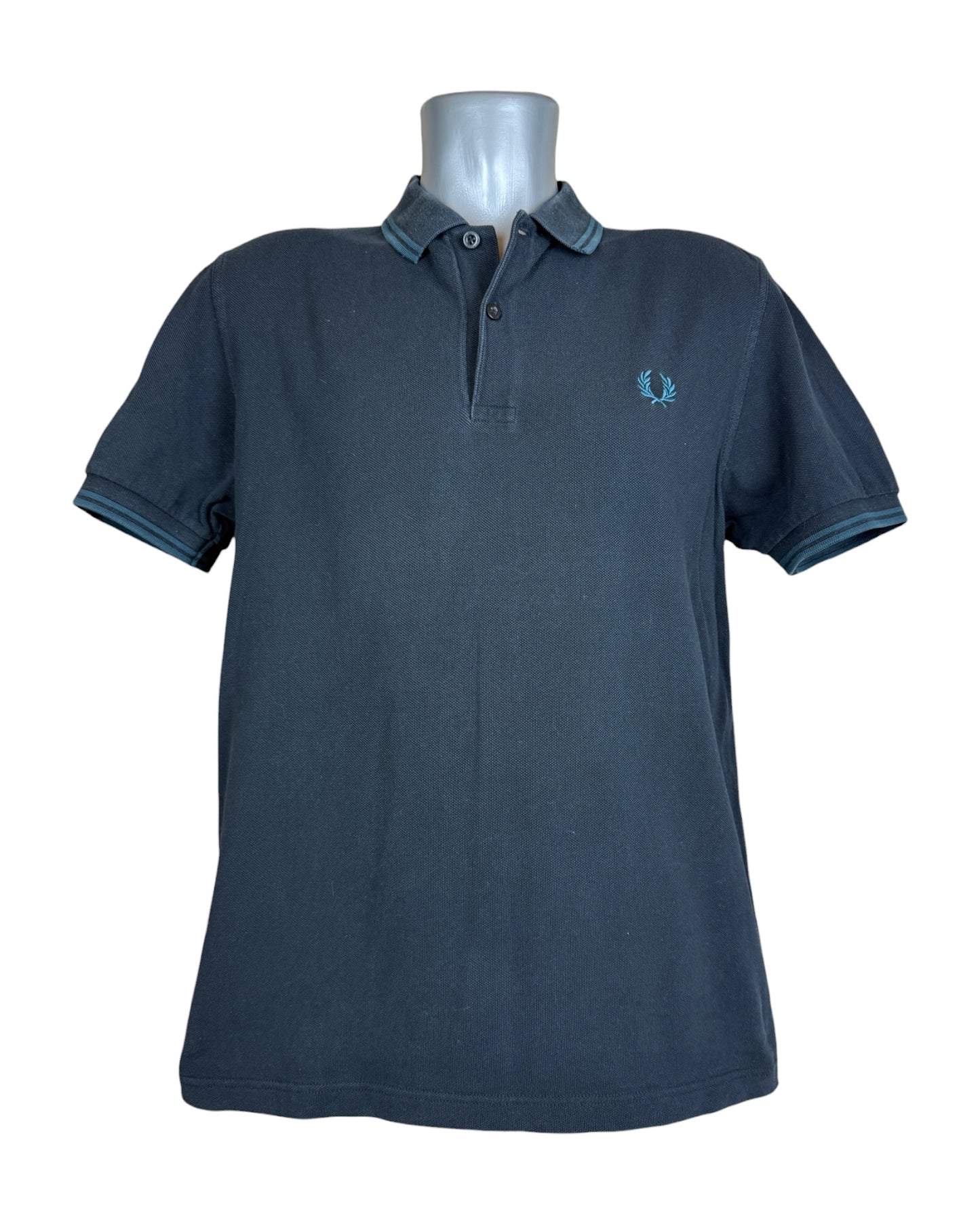 Fred Perry Poloshirt schwarz Größe M