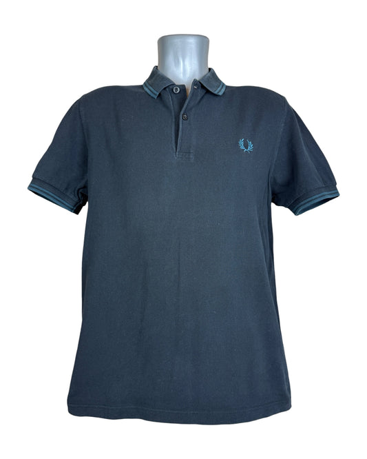 Fred Perry Poloshirt schwarz Größe M