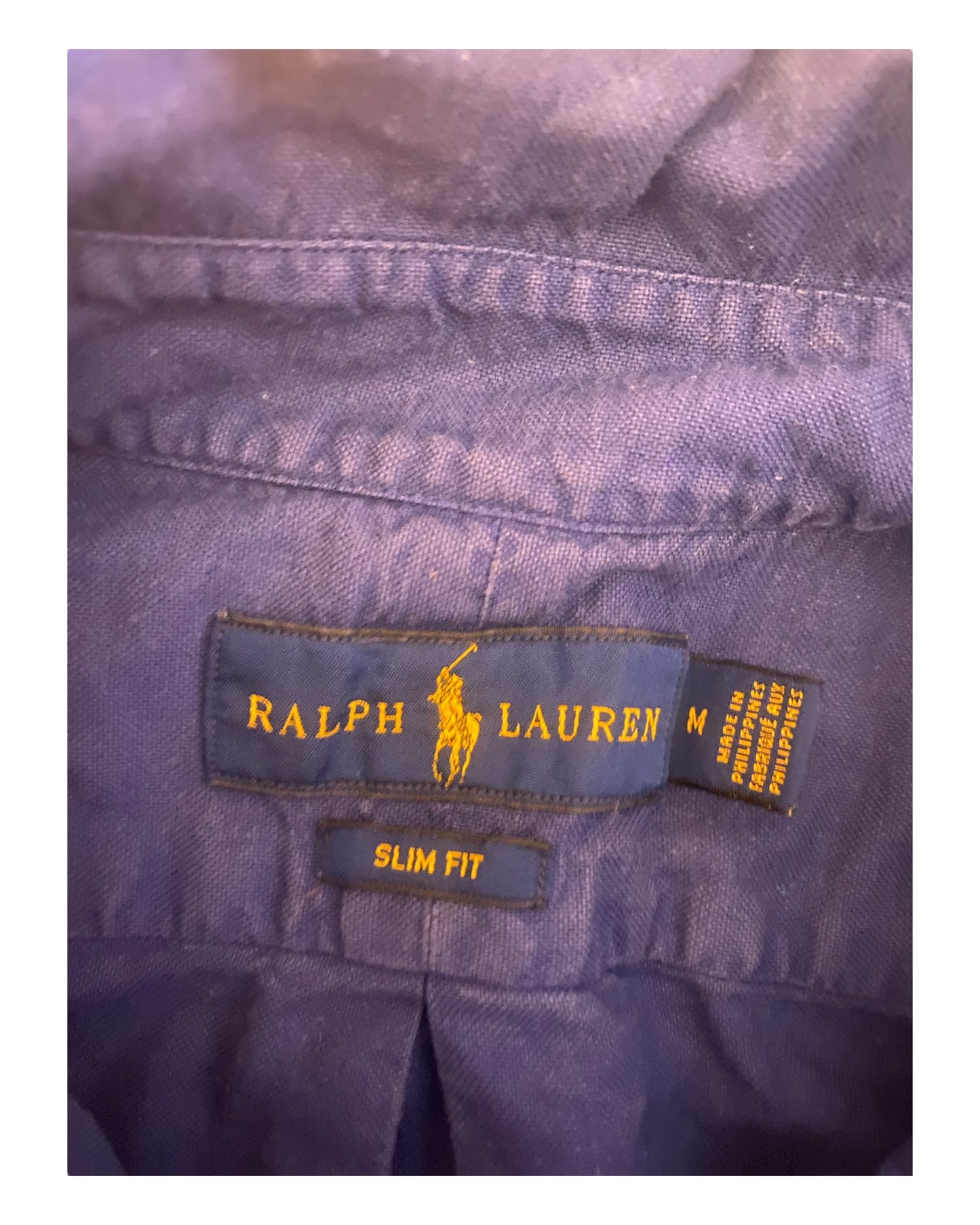 Polo Ralph Lauren Hemd blau Größe M