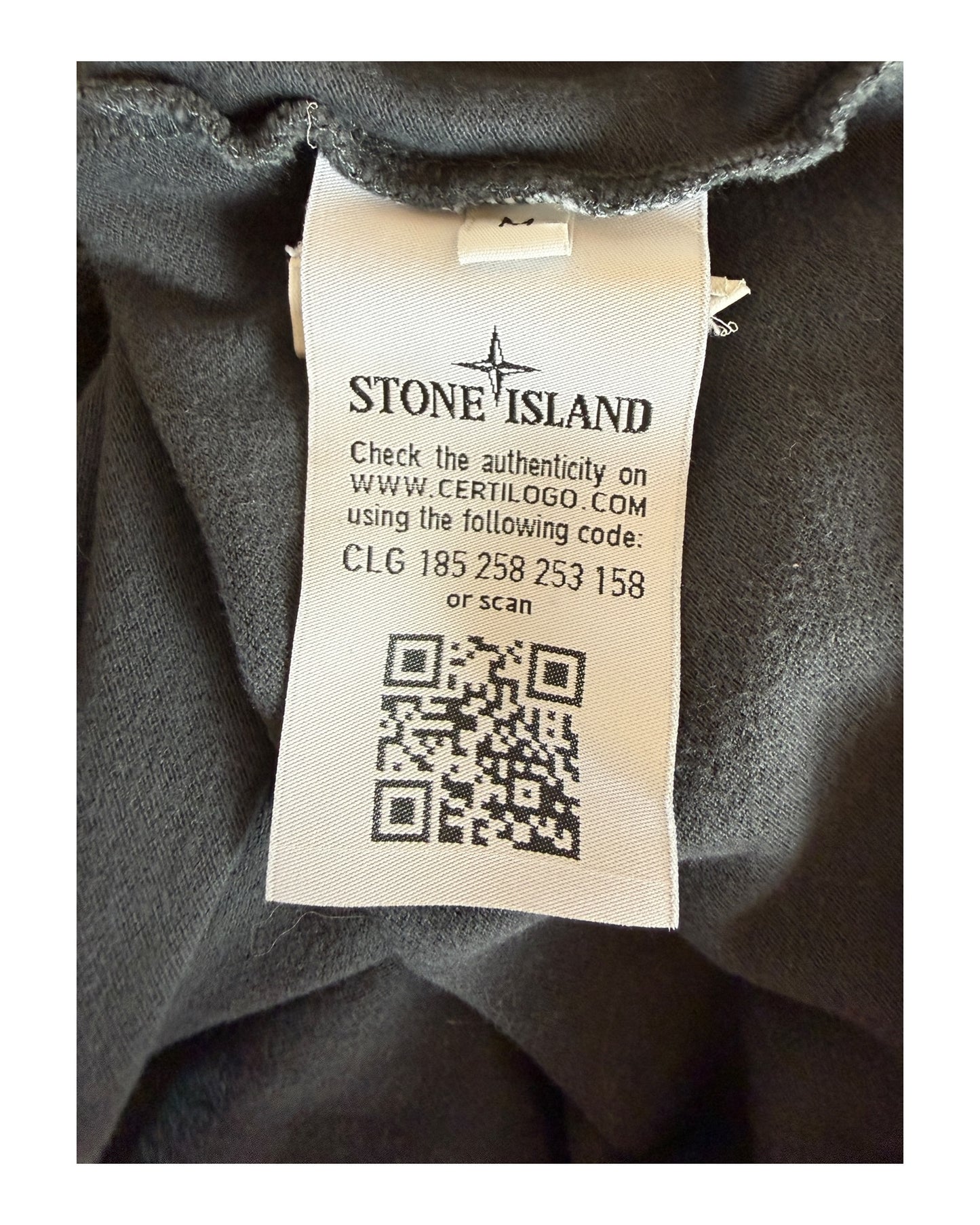 Stone Island Poloshirt grau Größe M