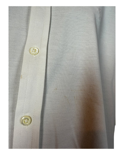 Polo Ralph Lauren Knit Oxfordhemd weiß Größe L