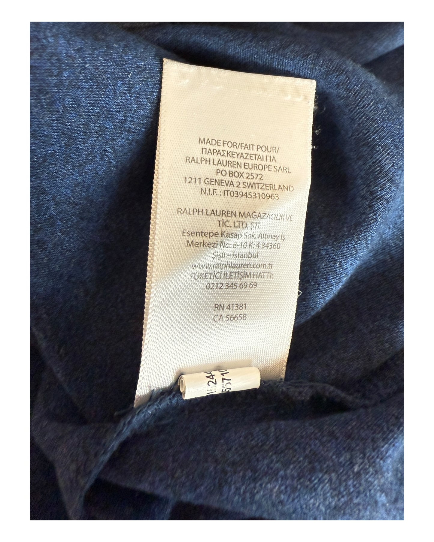 Polo Ralph Lauren Poloshirt marineblau Größe M