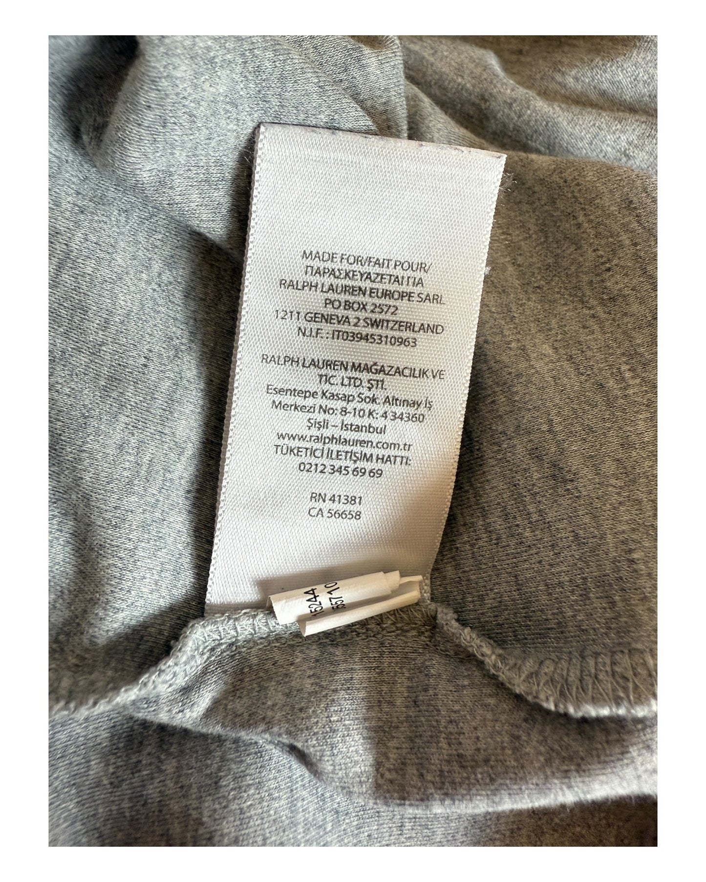 Polo Ralph Lauren Poloshirt grau Größe L