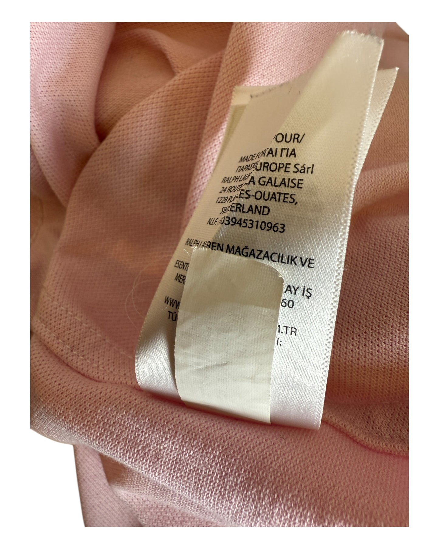 Polo Ralph Lauren Knit Oxfordhemd Bluse rosa Größe S