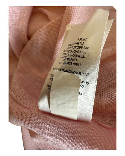 Polo Ralph Lauren Knit Oxfordhemd Bluse rosa Größe S