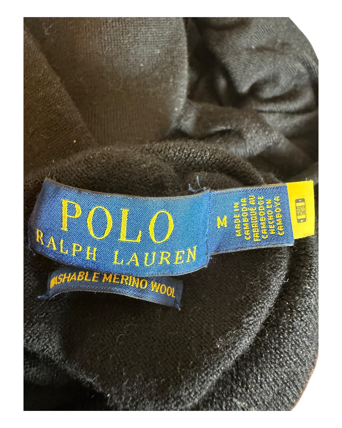 Polo Ralph Lauren Rollkragenpullover schwarz Größe M