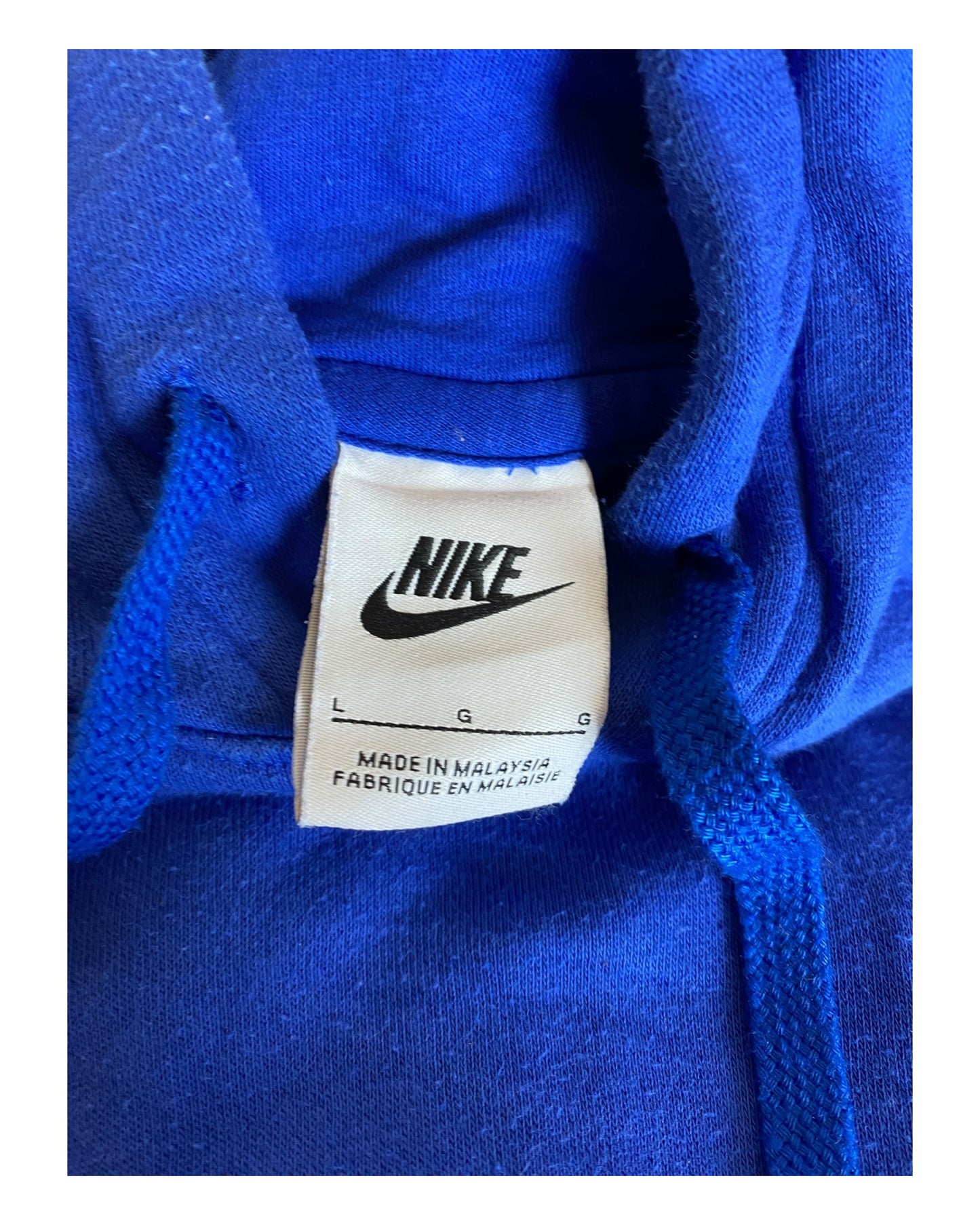 Nike Carroll Lacrosse Hoodie blau Größe L