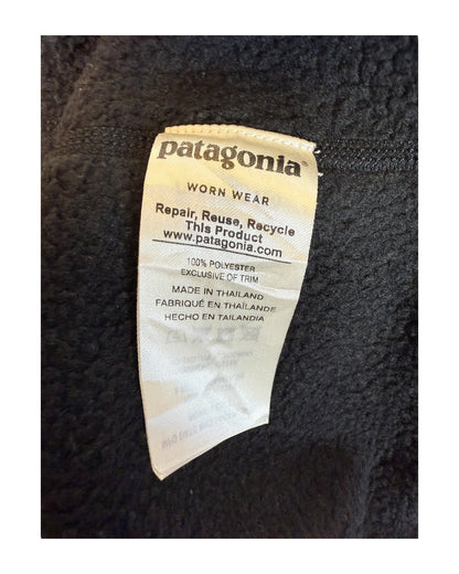 Patagonia Fleece Half Zip Pullover schwarz Größe S