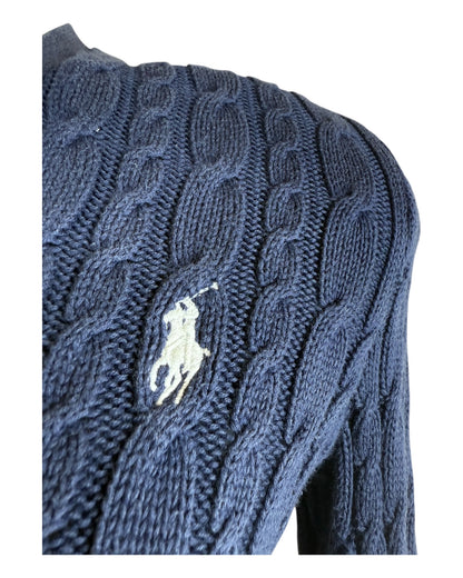 Polo Ralph Lauren Zopfmuster Cardigan marineblau Größe S