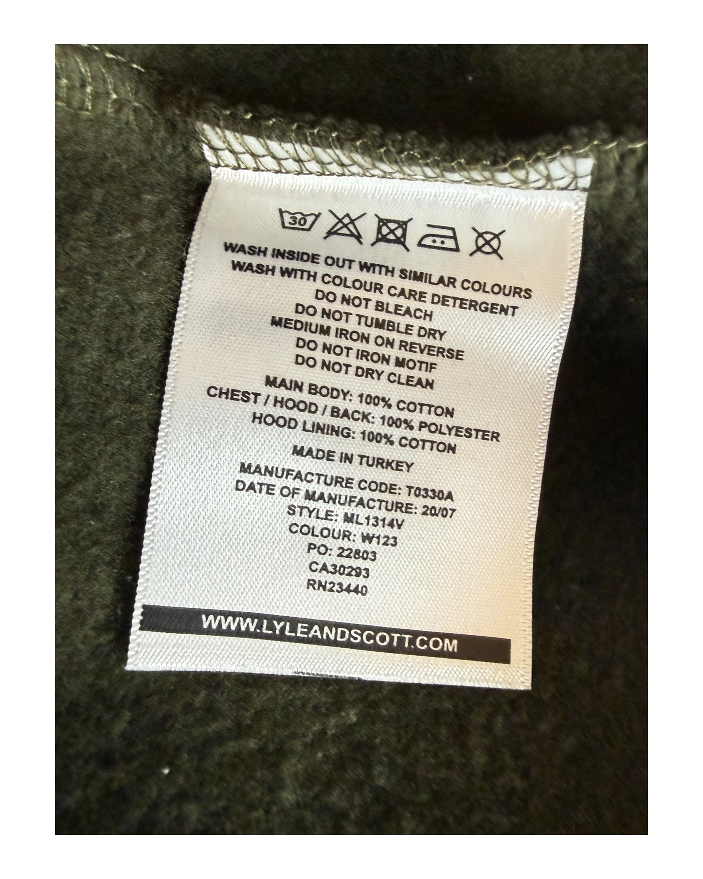 Lyle and Scott Softshelljacke khaki Größe L
