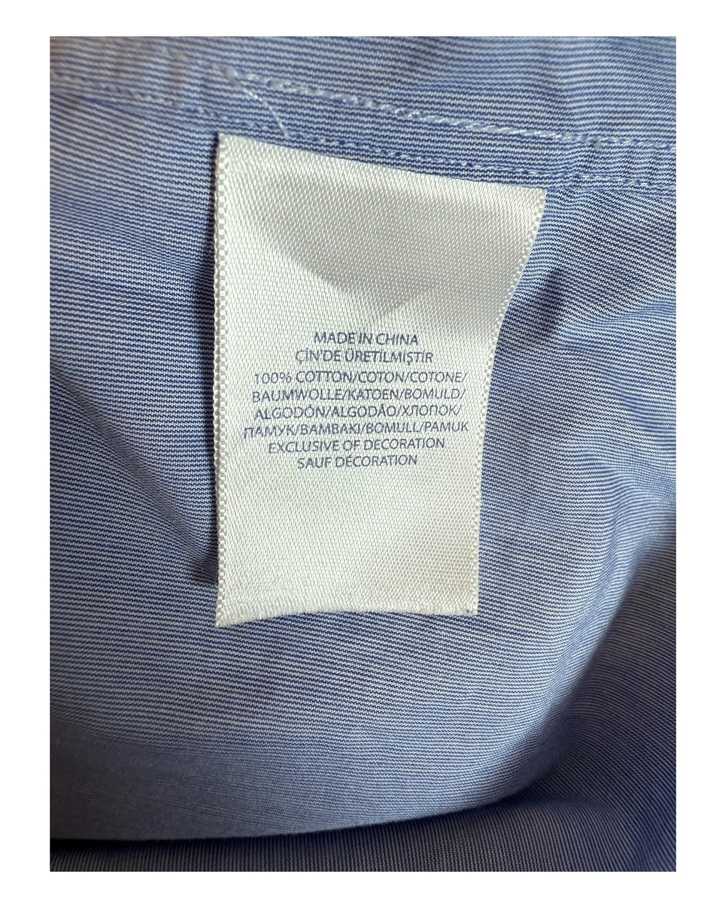 Polo Ralph Lauren Hemd hellblau Größe M