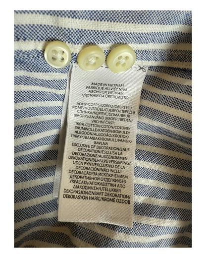 Polo Ralph Lauren Oxfordhemd hellblau weiß gestreift Größe L