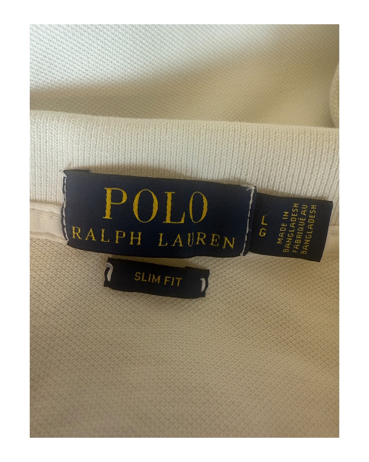 Polo Ralph Lauren Poloshirt weiß Größe L