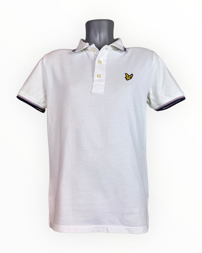 Lyle and Scott Poloshirt weiß Größe M