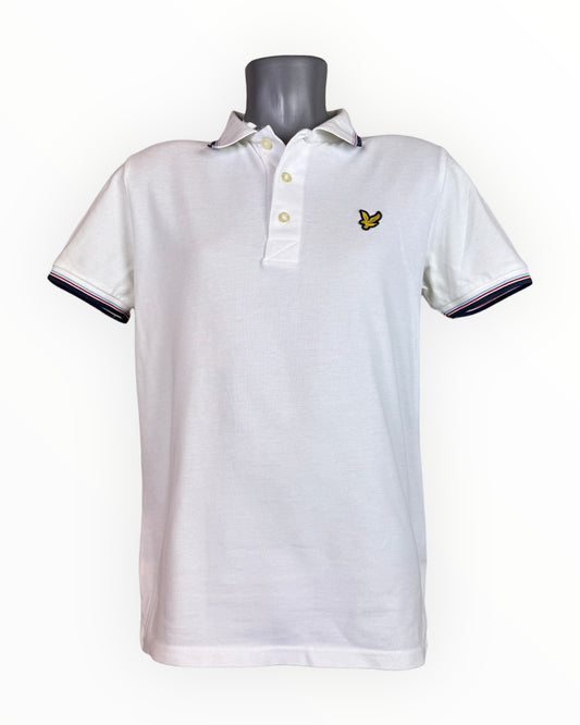 Lyle and Scott Poloshirt weiß Größe M