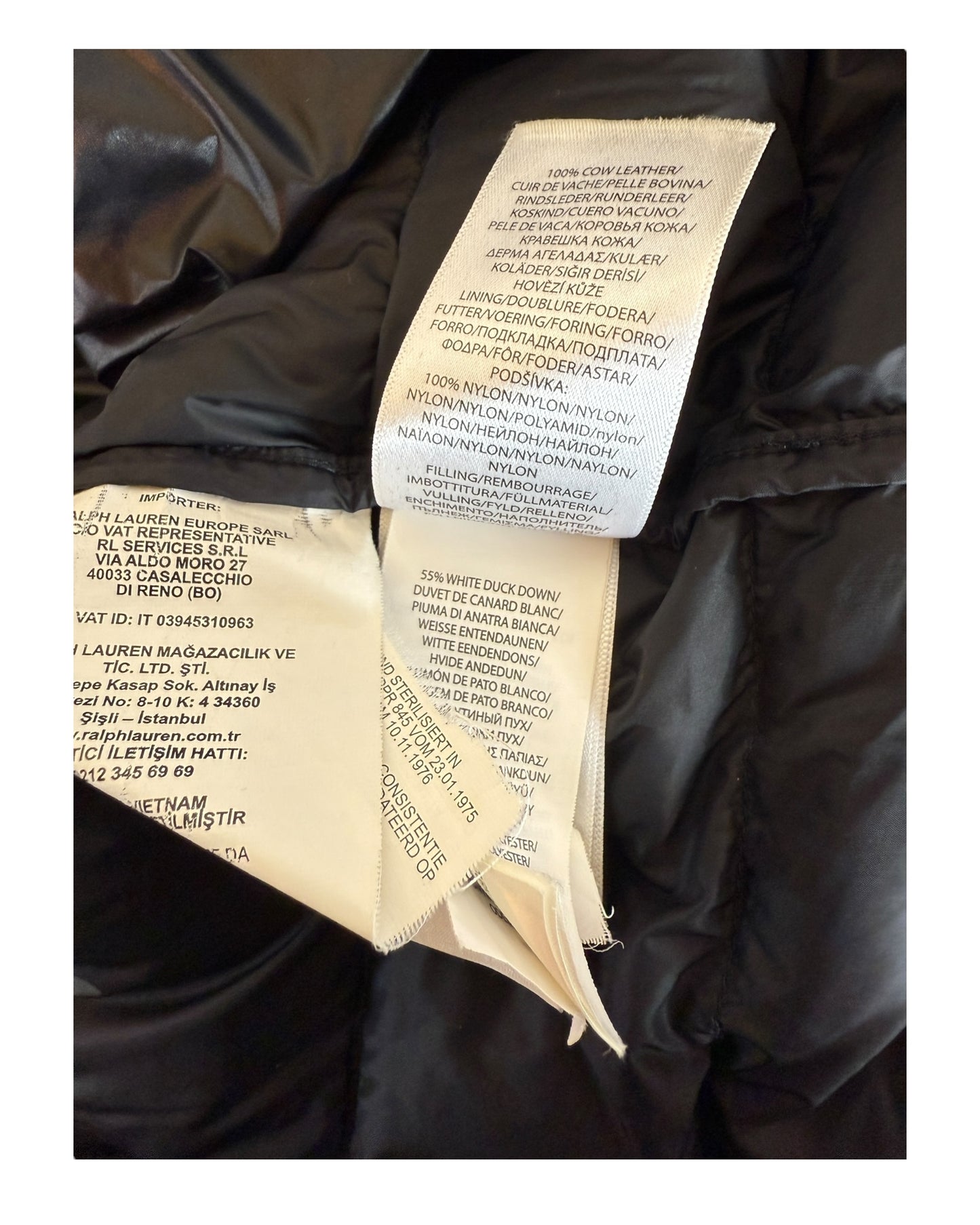 Polo Ralph Lauren Daunenjacke schwarz Größe L