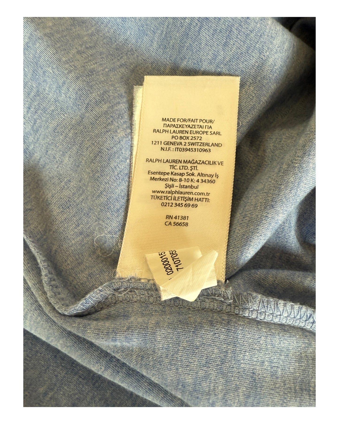 Polo Ralph Lauren Poloshirt hellblau Größe M