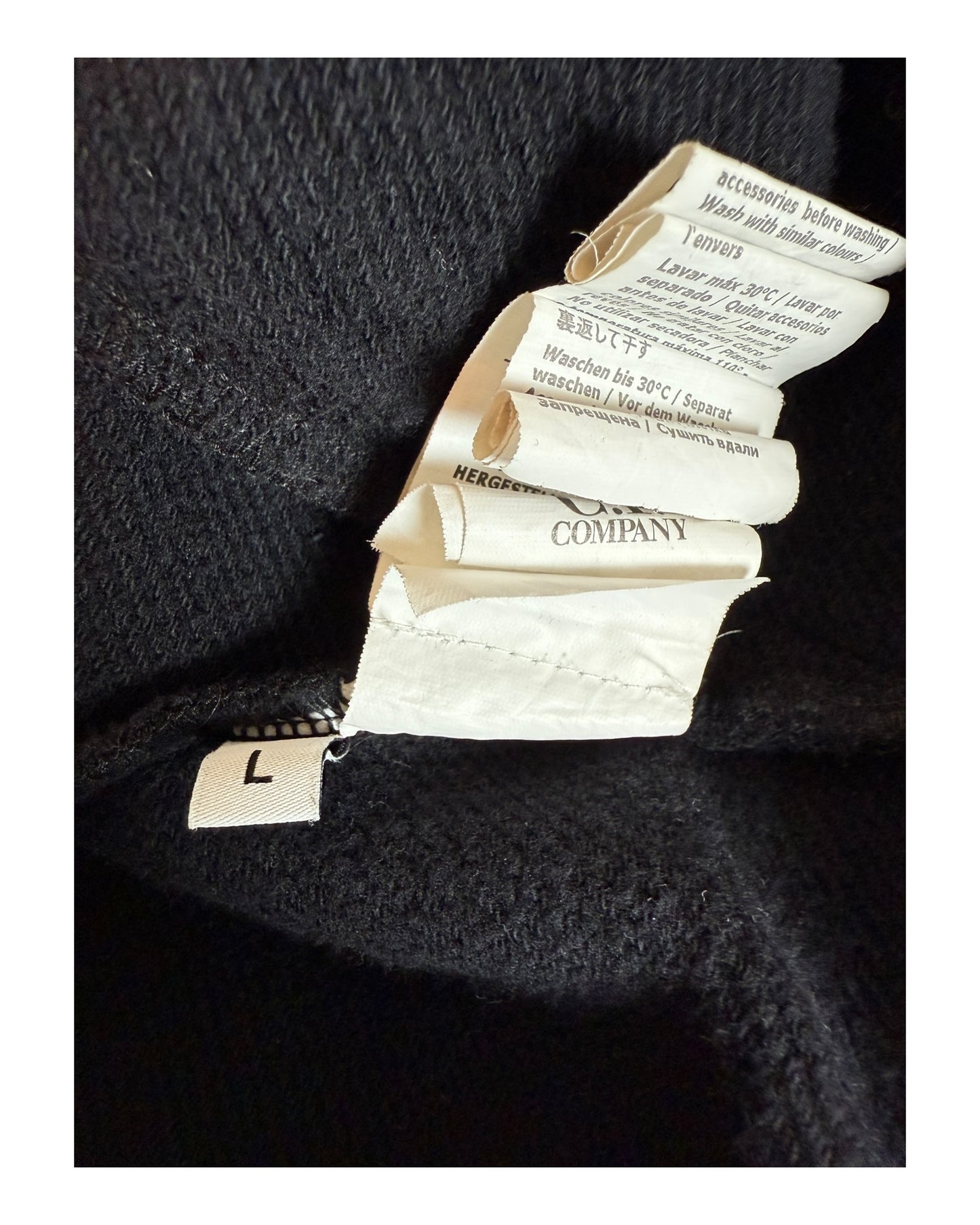 CP Company Strickjacke schwarz Größe L