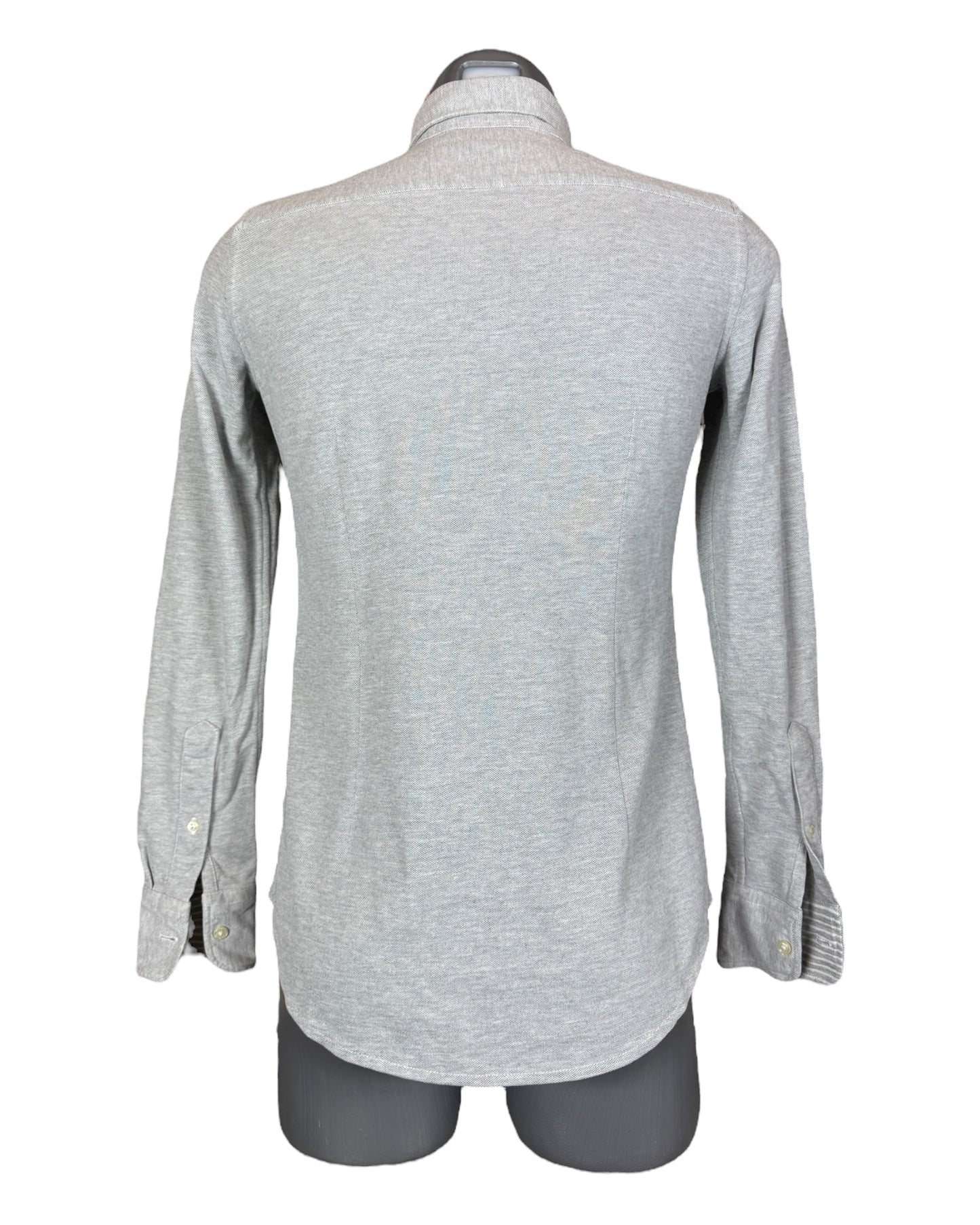 Polo Ralph Lauren Knit Oxford Bluse grau Größe S