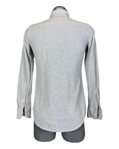 Polo Ralph Lauren Knit Oxford Bluse grau Größe S