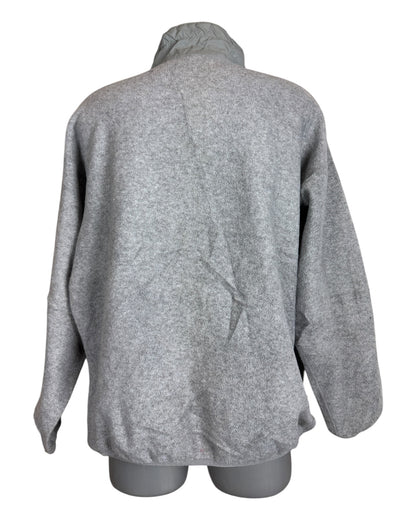 Patagonia Fleece Jacke grau Größe XL